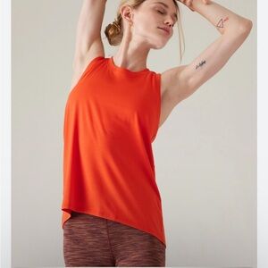 Women’s Athleta Ease In Tank in Orange NWT size 2X